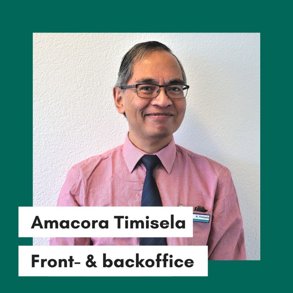 Amacora Timisela - Front- & Backoffice